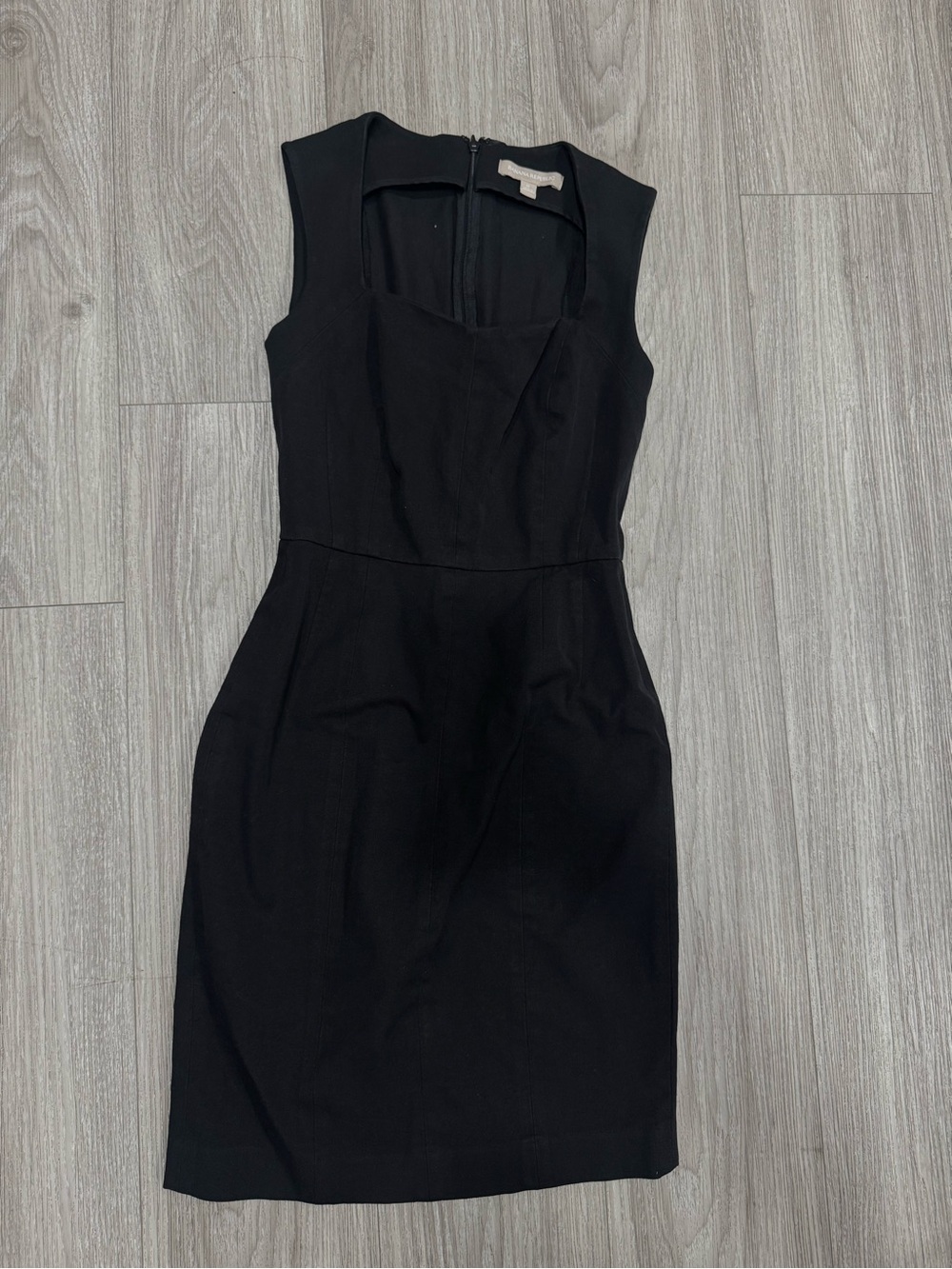 Banana Republic Black Sleeveless Sheath Dress
